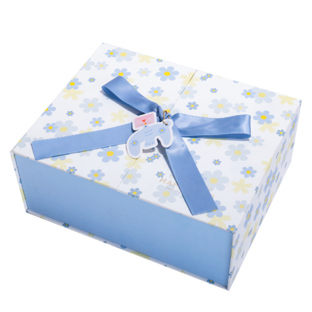 Hat Top Gift Boxes With Ribbon And Lids Packaging 