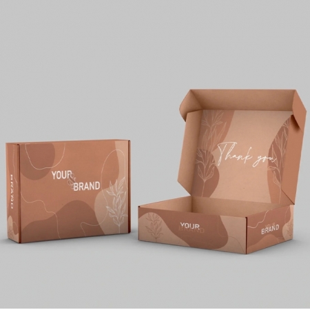 Custom Corrugated Cardboard Box Carton Packaging Rigid For Cosmetic Products 