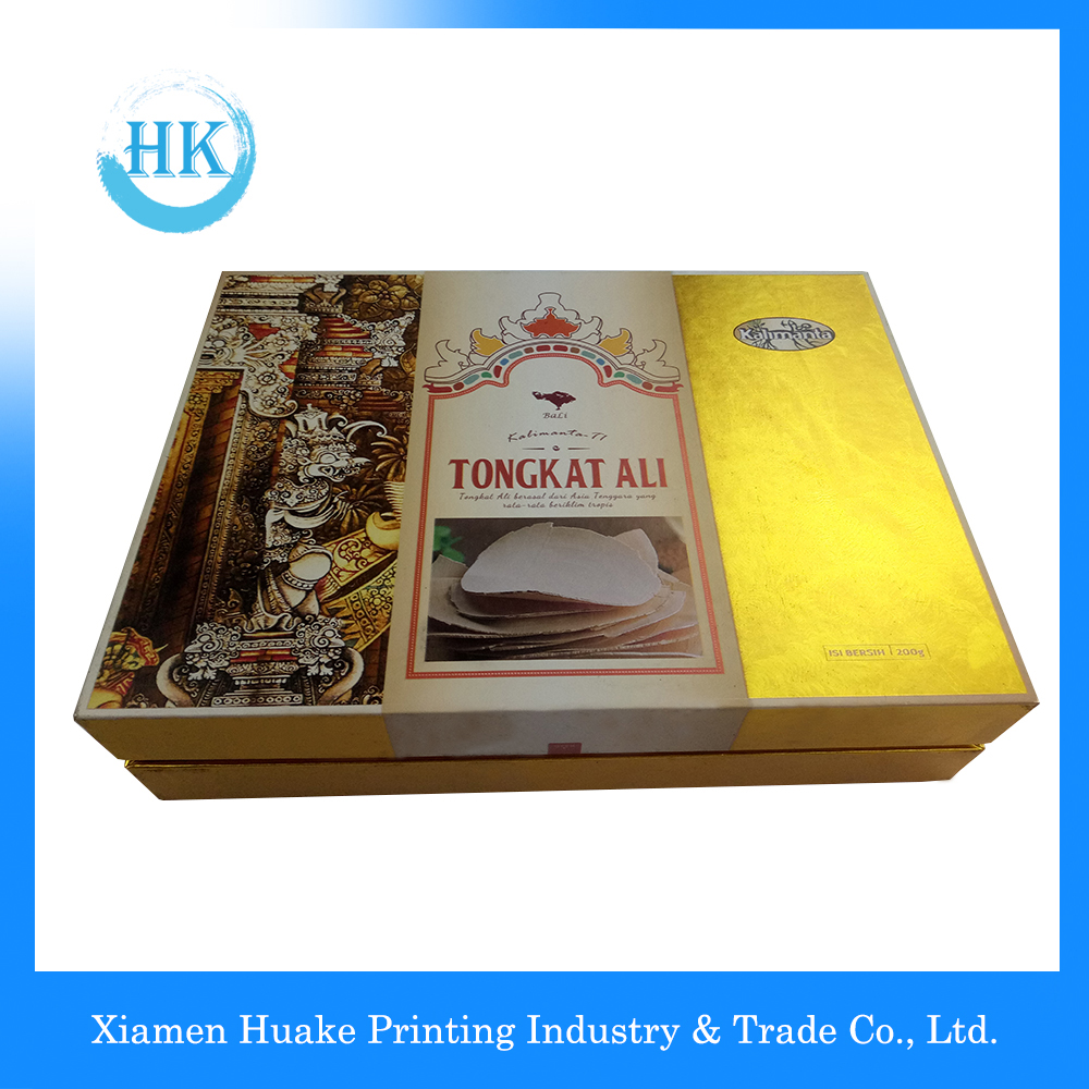 Golden Hardcover Box Folding Box With Lids