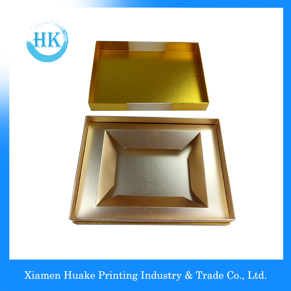 Golden Folding Box With Lids