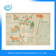 Bunte Tierdruckbroschüre Huake Printing