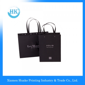 Professionelles preiswertes Einkaufen billig nett aussehende süße schwarze Geschenkpapiertüte 