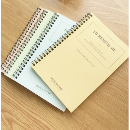 Spiral A4 A5 60 Pages Student Notebook Simple Office Meeting Notepads Custom Logo Printed Journal 