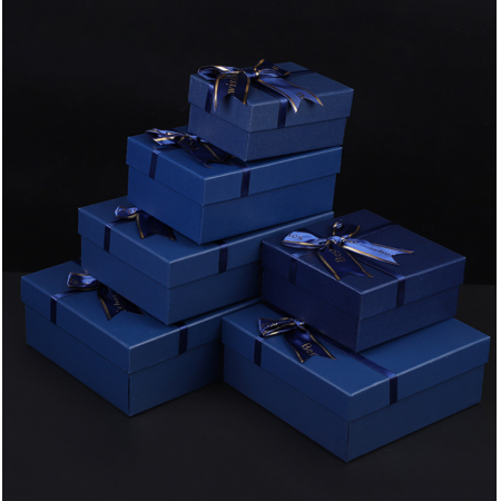Gift Paper Boxes For Present Cosmetic Packing Box With Lid Packaging 